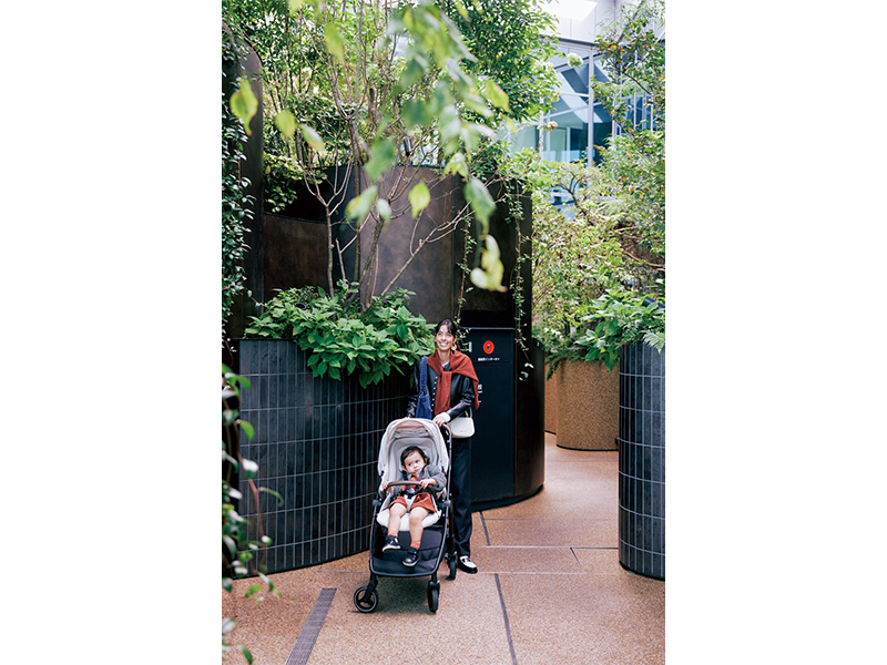 地上150mにある植物庭園「翠の庭」