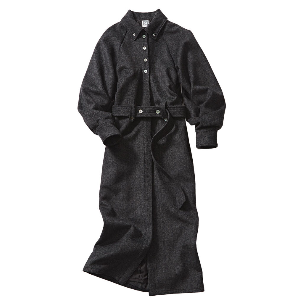 セットアップ風ニットとスカート