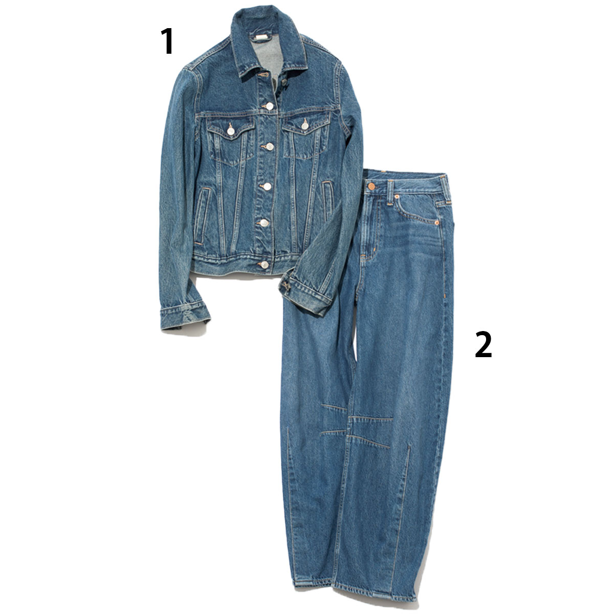 Gジャンとカーブパンツ