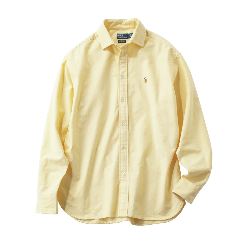 ポロ ラルフ ローレンのイエローシャツ