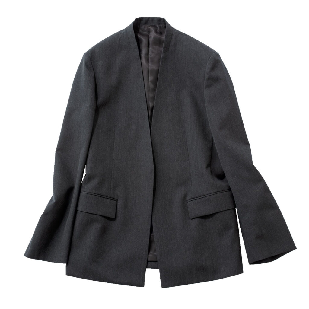 ロエフのノーカラージャケット