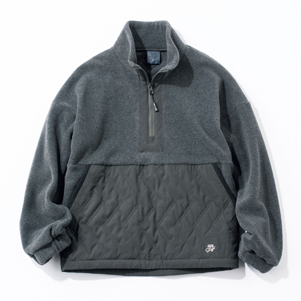 UNITED ARROWS GOLFのハーフジップフリースジャケット