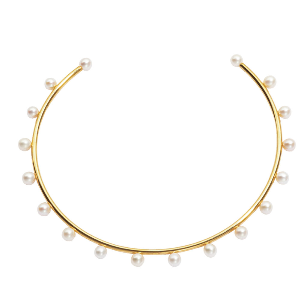 Bijou de Mのパールチョーカー