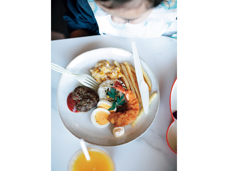 キッズロコモコでハワイ気分