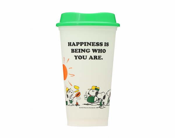 スターバックスの「リユーザブルカップオフホワイト PEANUTS Snoopy Brothers 473ml」