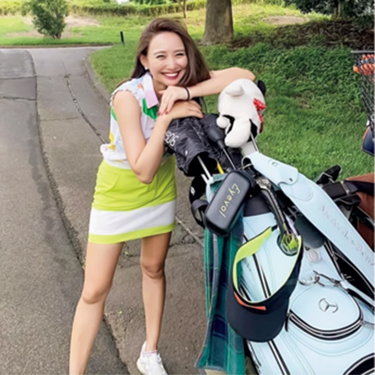 ゴルフやラン…ヘルシー女子の先