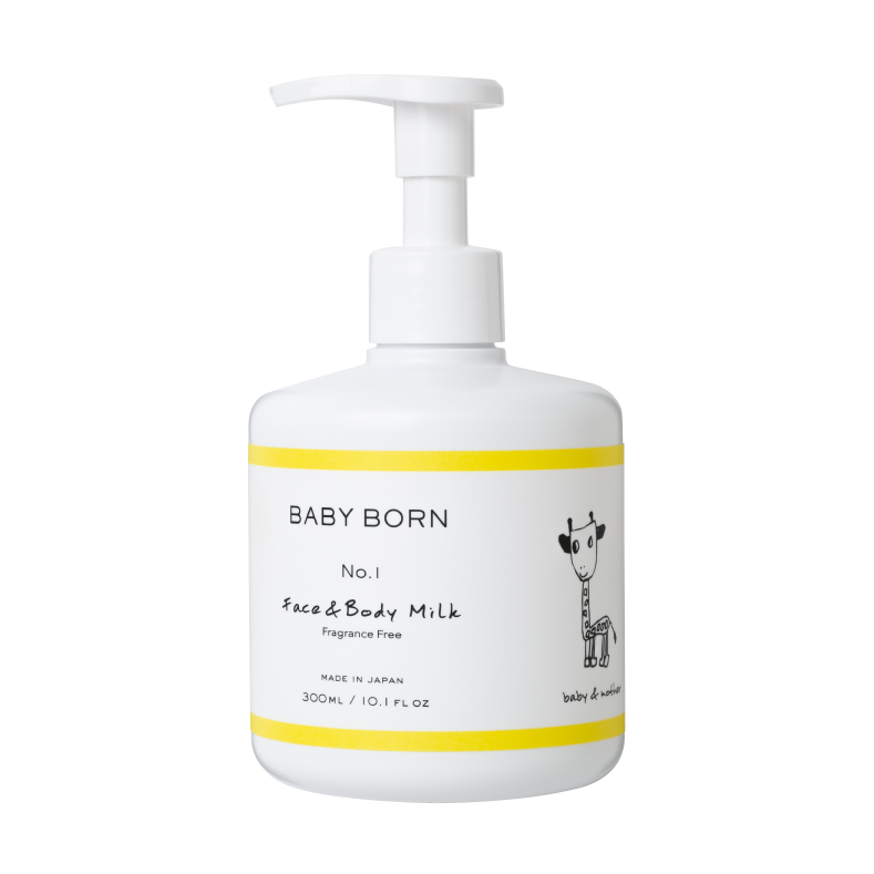 人気ベビーローション　BABY BORN（ベビーボーン） ベビーボーン フェイス&ボディミルク無香料 [300ml] ￥4,180