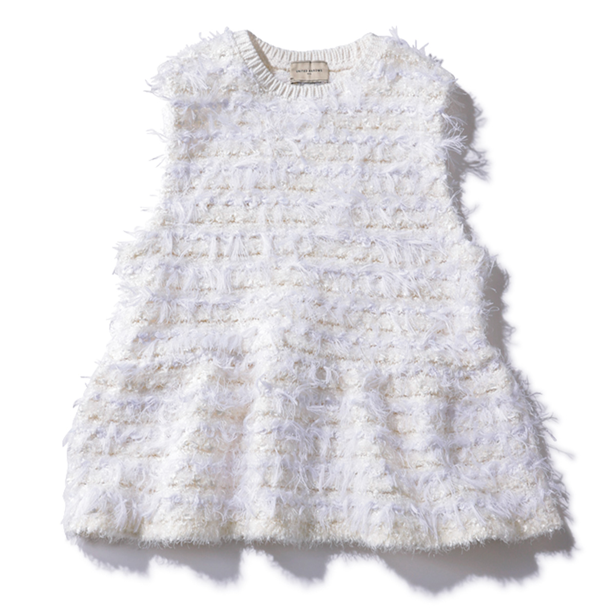 ユナイテッドアローズの白ツイードのベスト