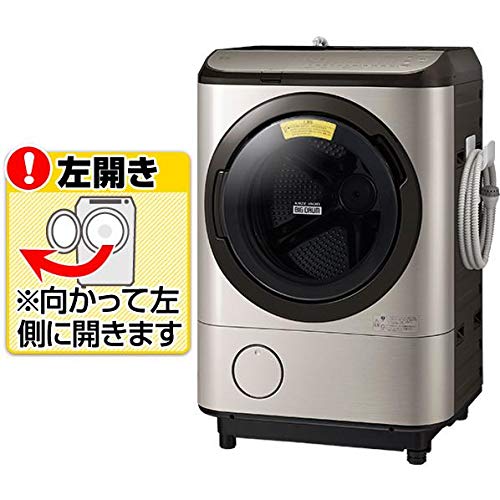 日立 【左開き】12．0kgドラム式洗濯乾燥機 ビッグドラム ステンレスシャンパン BD-NX120FL N