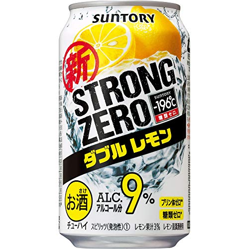 サントリー-196℃ ストロングゼロ ダブルレモン ［ チューハイ 350ml×24本 ］