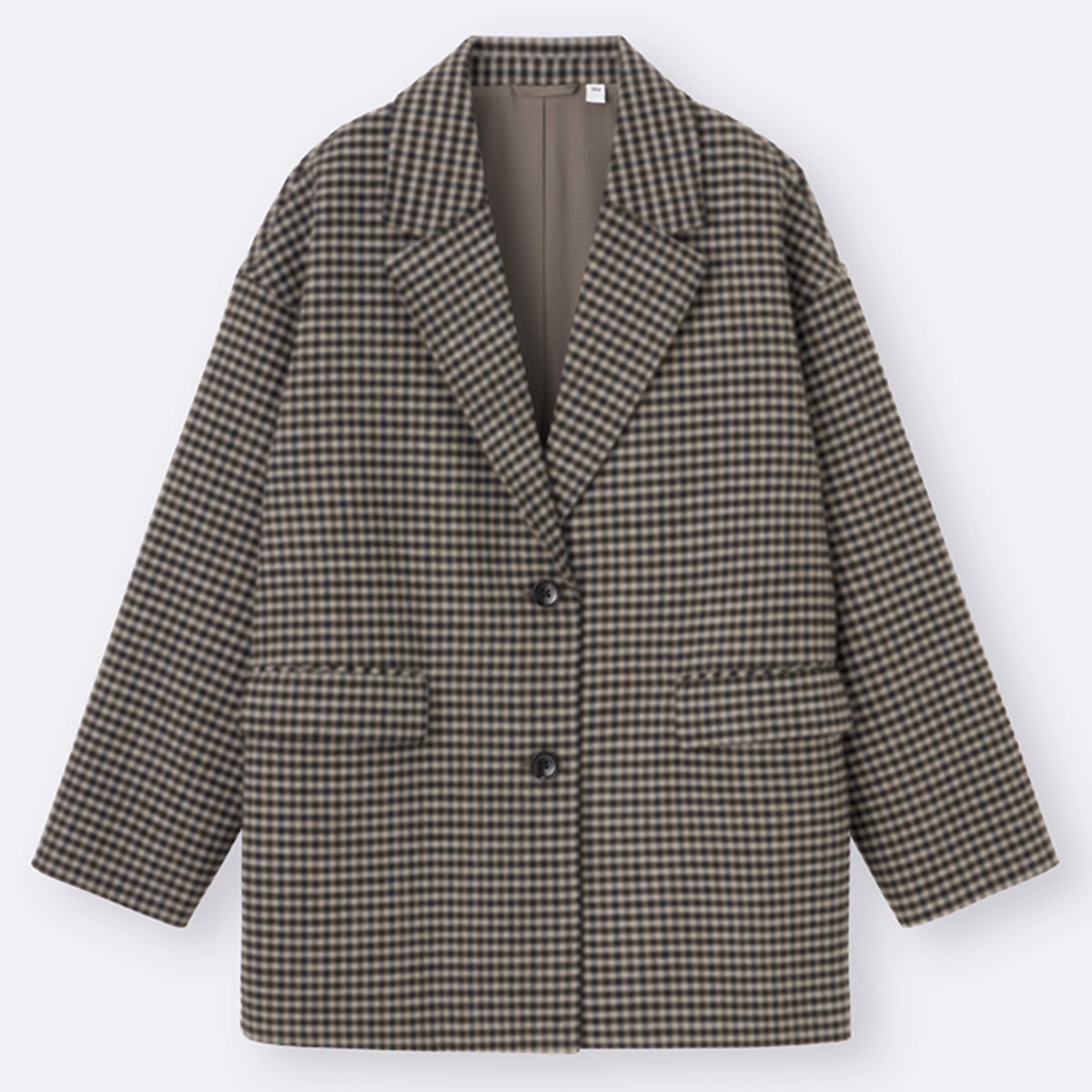 チェック柄ジャコット