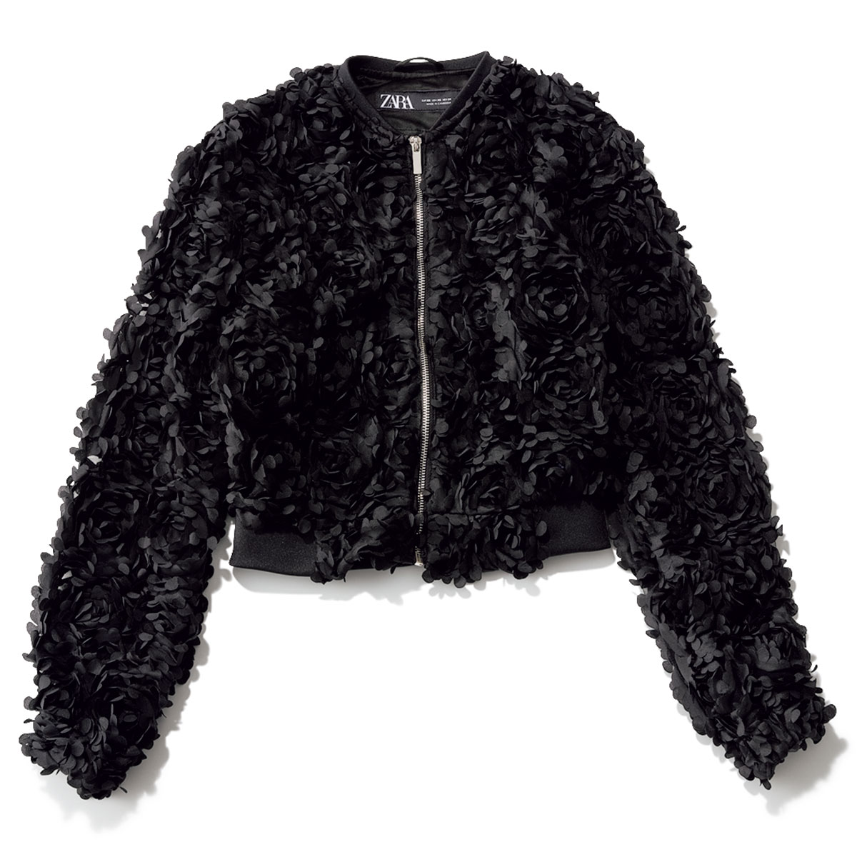 .ZARAのフラワーブルゾン