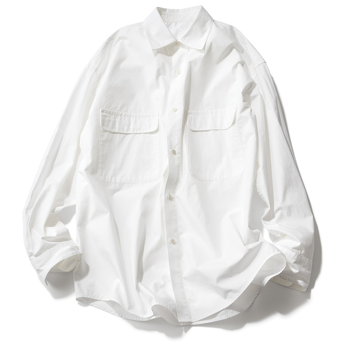 ARNO（アルノ）の長め白シャツ