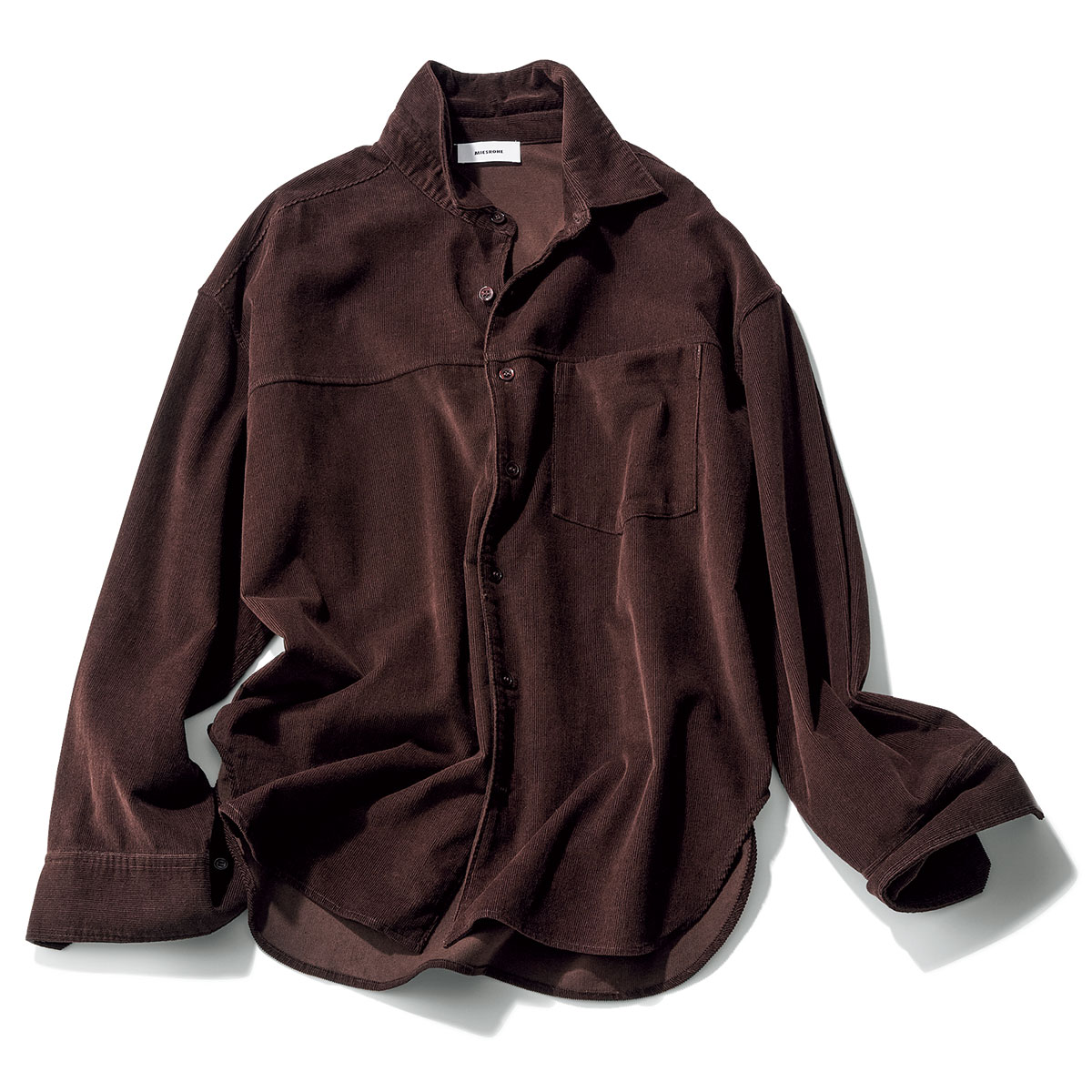 MIESROHE（ミースロエ）のコーデュロイシャツ