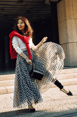 チェック柄コーデ52選 春夏 チェックシャツやチェックスカートetc おすすめの着こなし術 Magacol