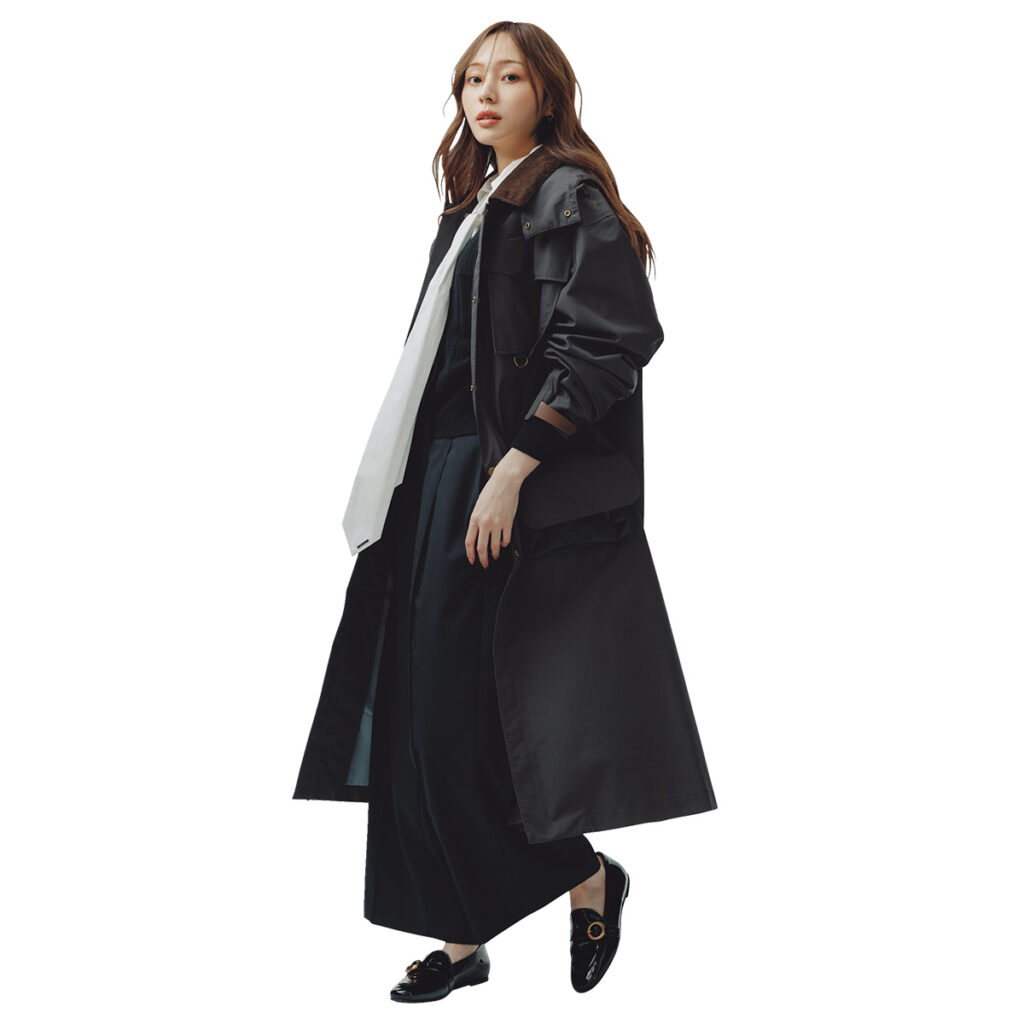 メンズコートのコーデ