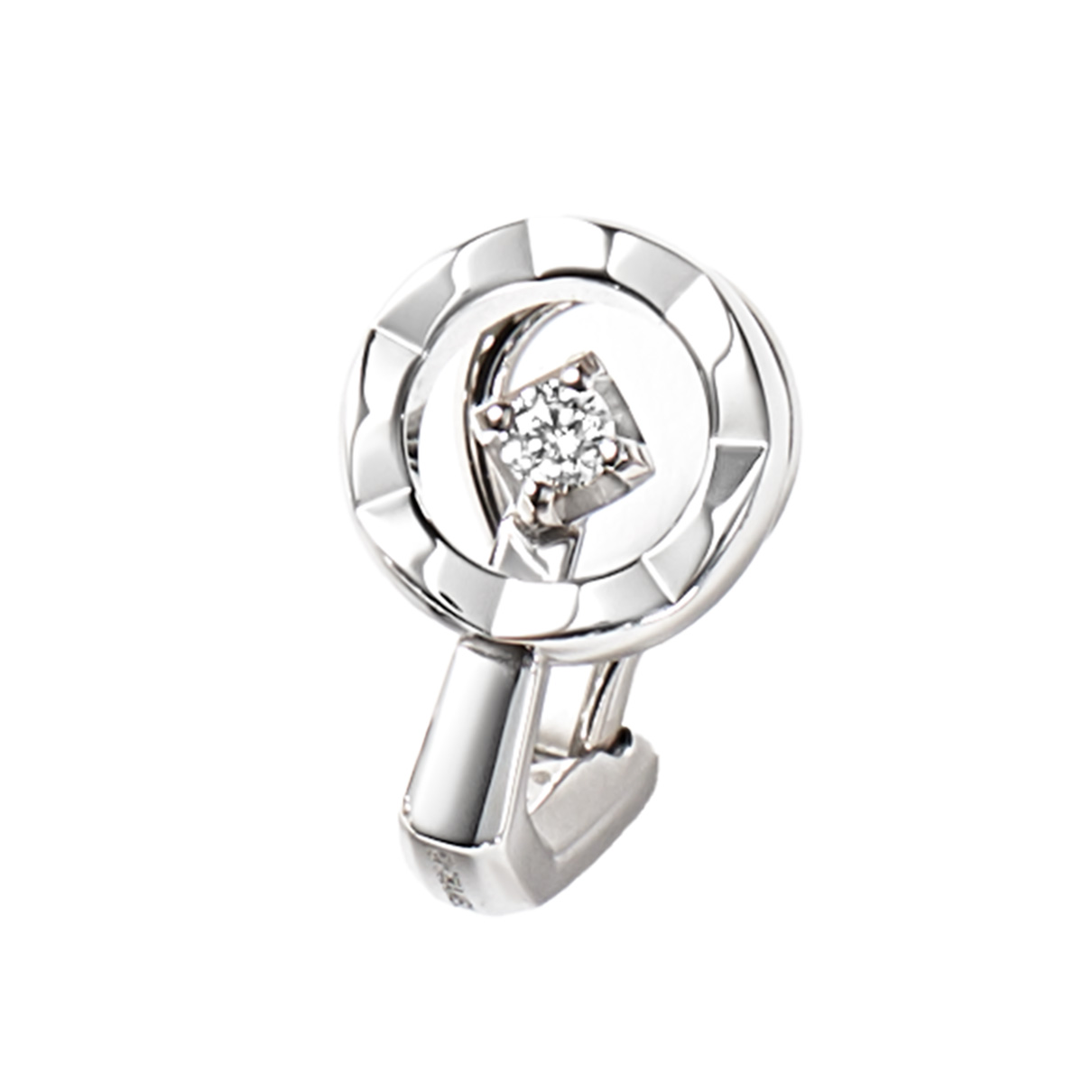 イヤリング「ココ クラッシュ」〈WG×D〉 Oモチーフ