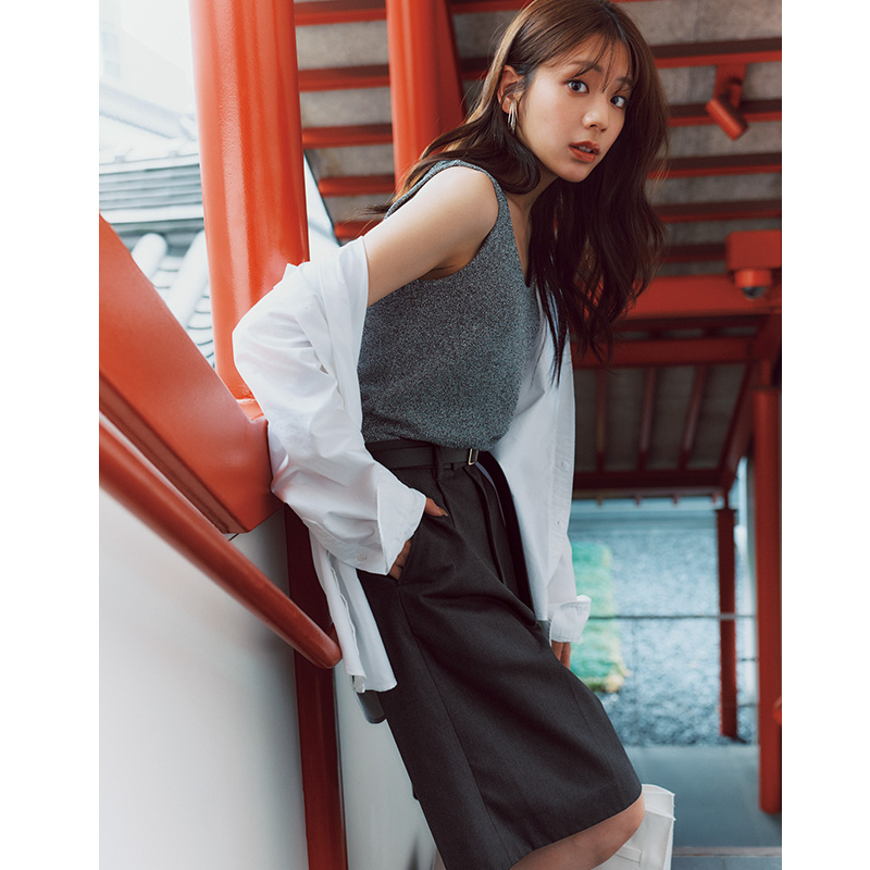 ハーフパンツの涼しげオシャレ