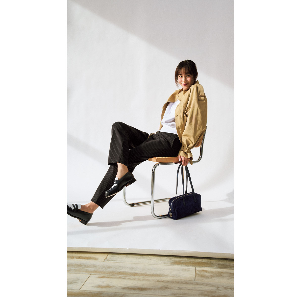ルルレモンの黒パンツコーデ