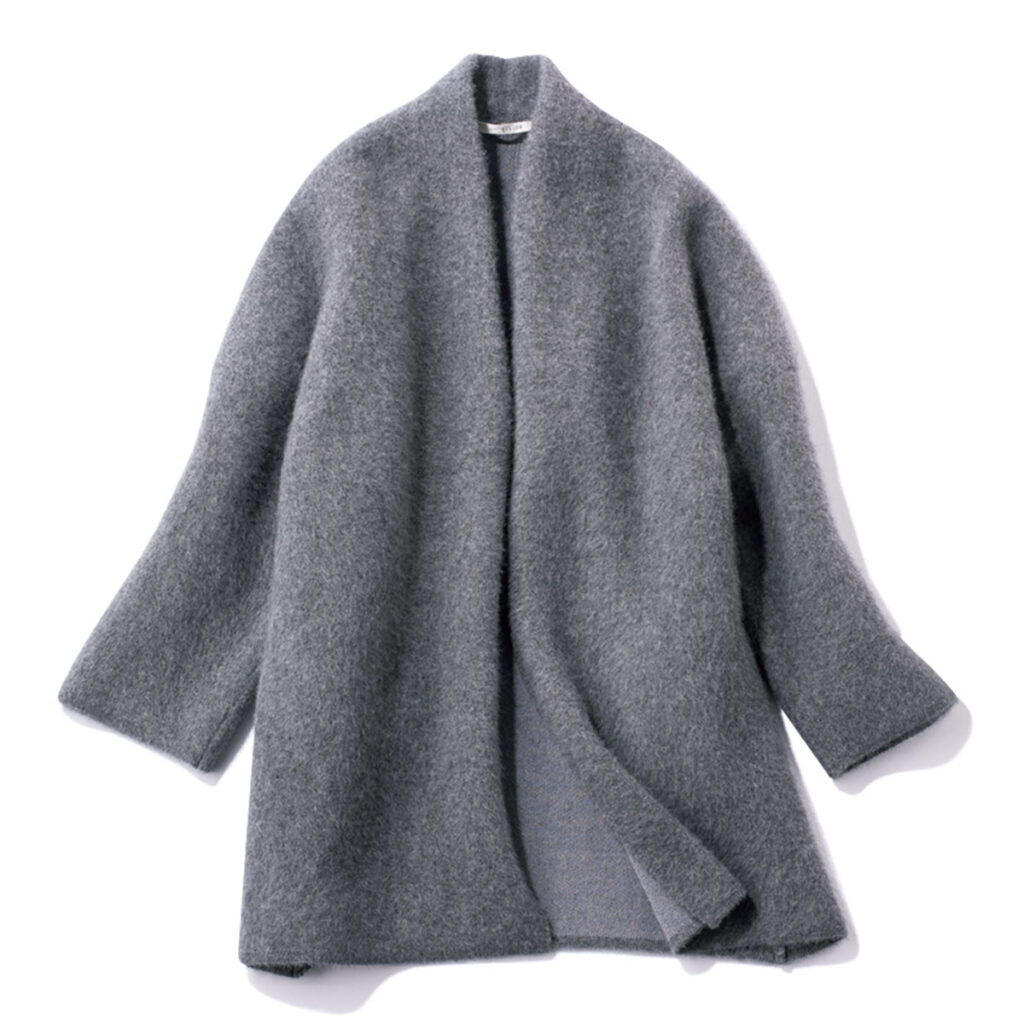 チャコールグレーフォックスカーディガン