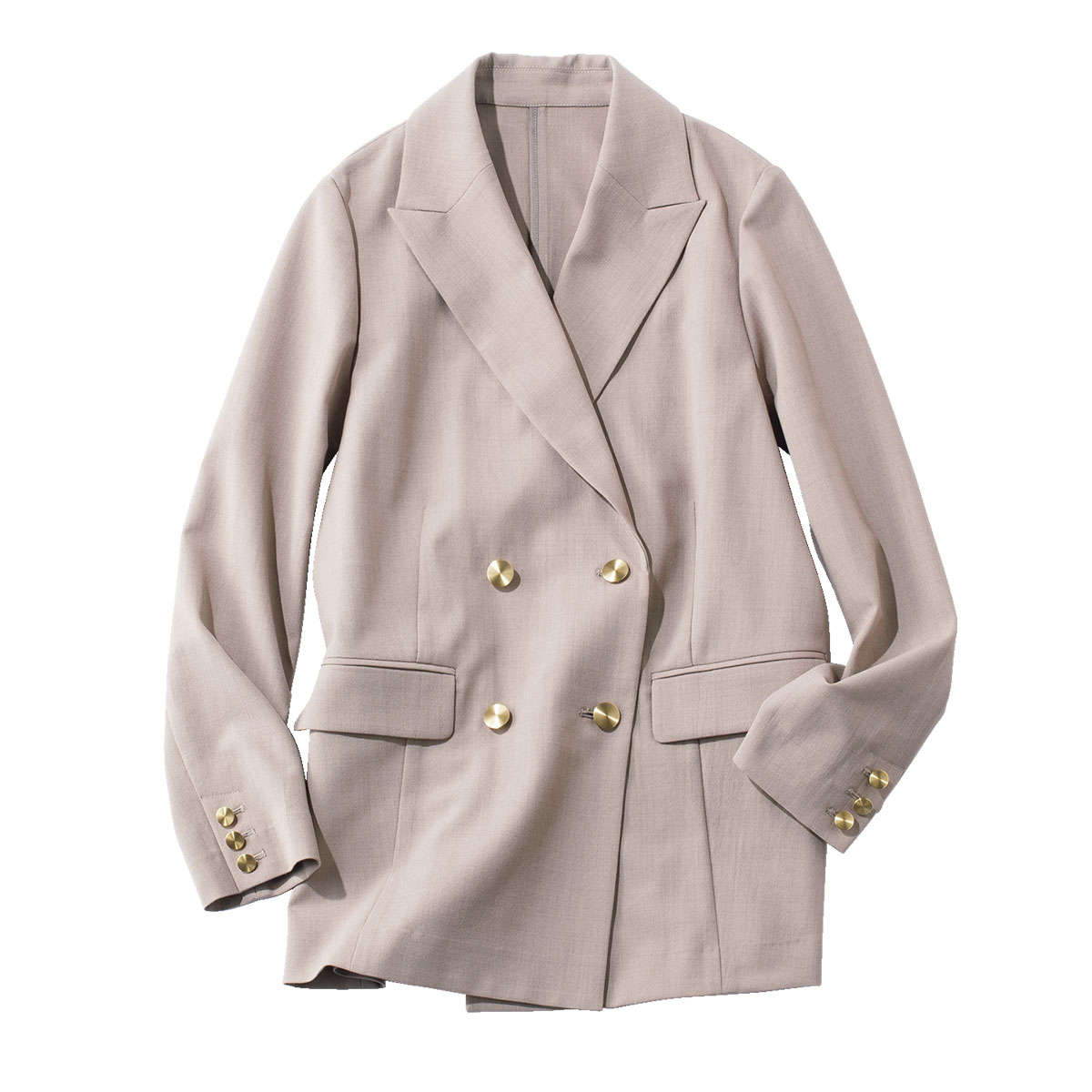 ボクシーシルエットのジャケット