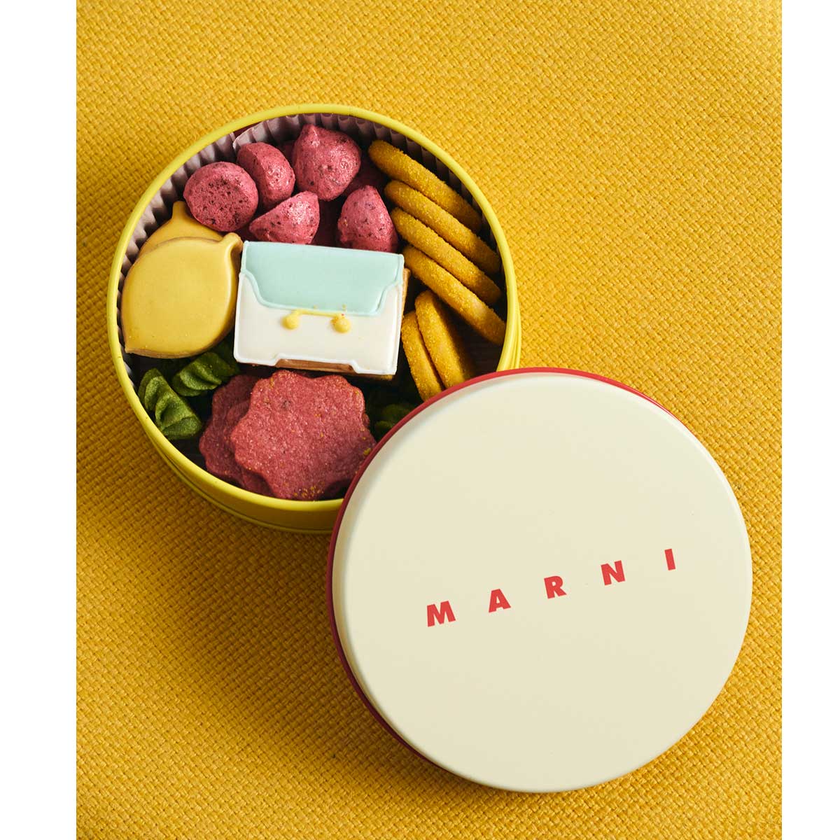 MARNI CAFEのクッキー缶