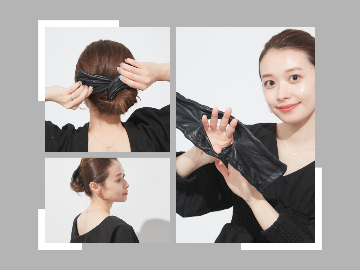 デフトバンを使ったヘアアレンジ