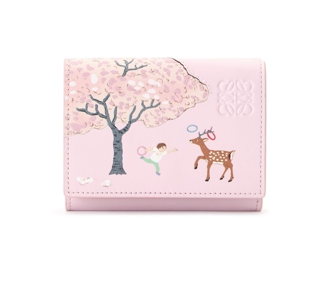 ロエベとスナ・フジタとのコラボレーションウォレット