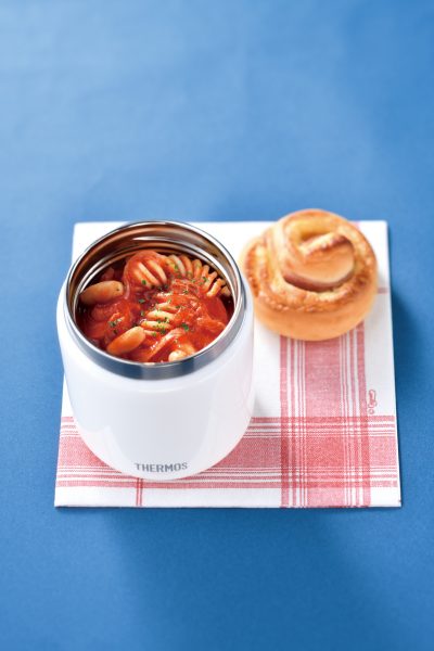 朝10分でできるスープジャー弁当 トマト味のボリュームスープ2品 Magacol