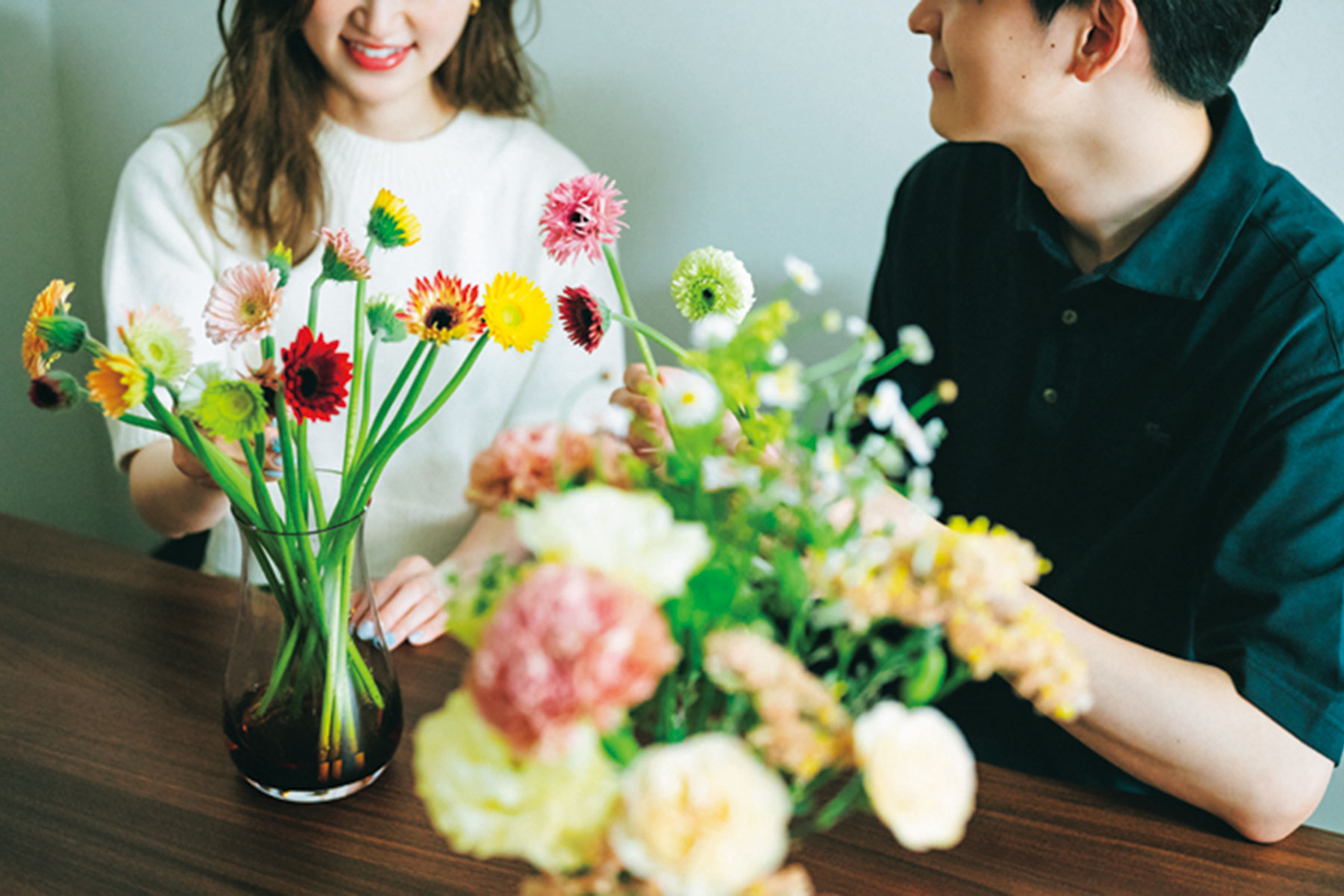 忙しい毎日でもお花と向き合うと