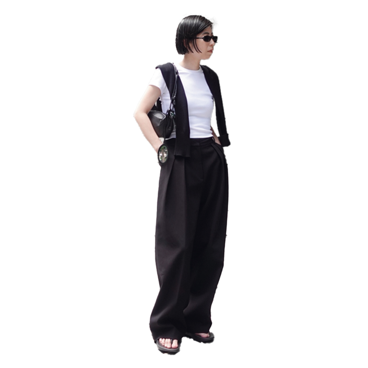 モノトーンコーデ,ウーフォス,Tシャツコーデ