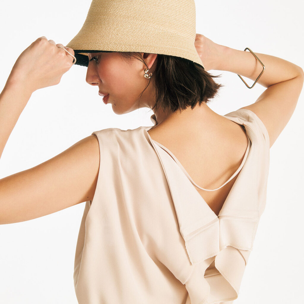 ニュアンスマキシワンピ