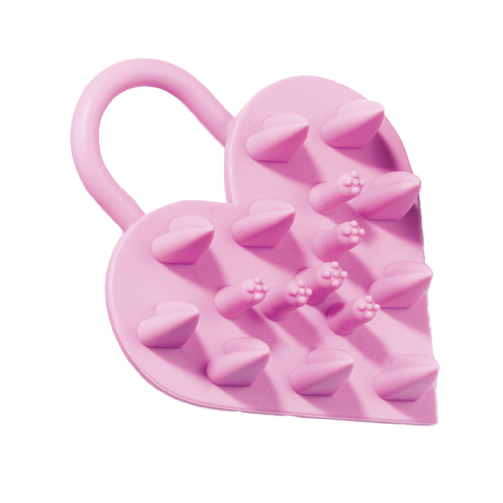 ハートロック スカルプブラシ ピンク