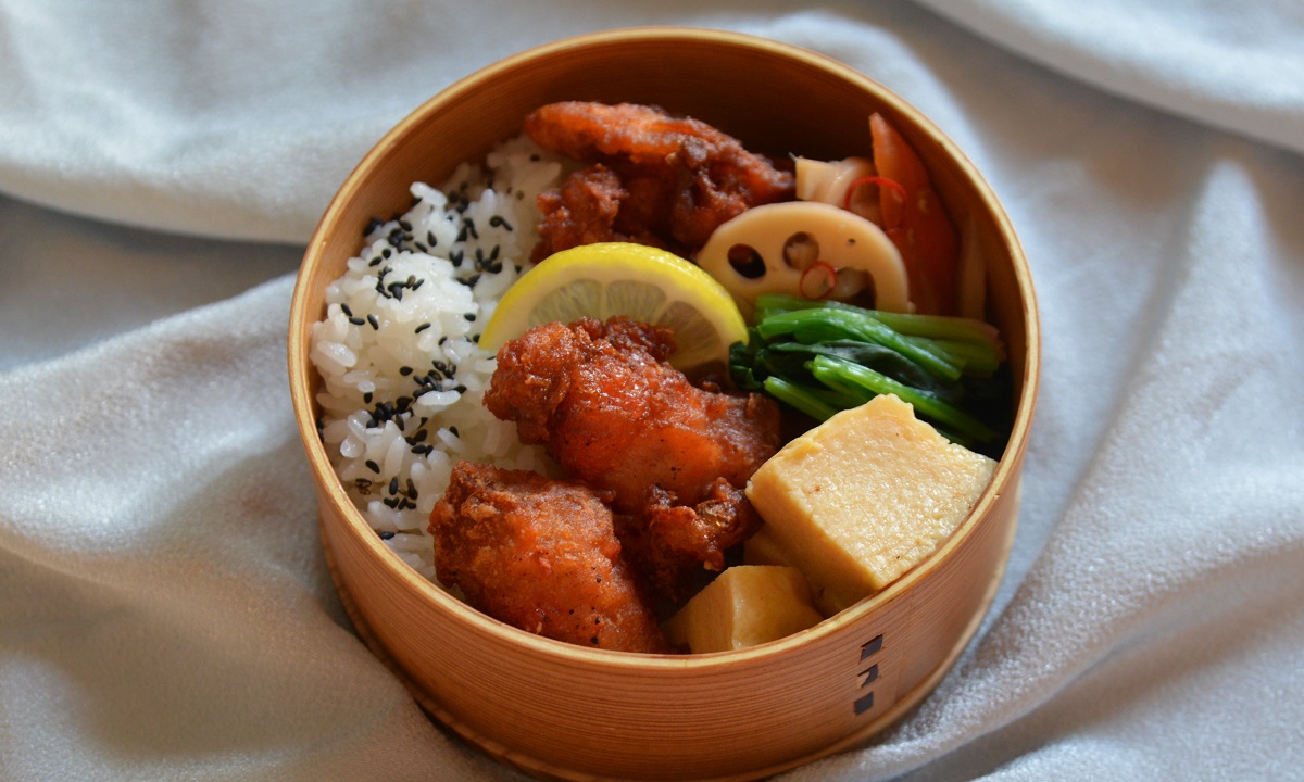 紅生姜鶏から揚げお弁当