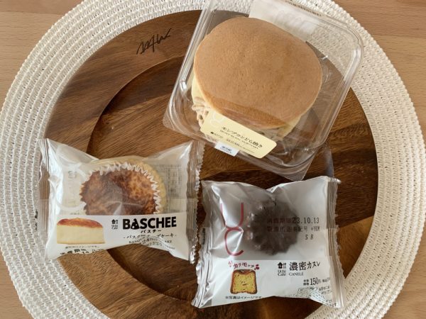 ローソンのカヌレ、バスチー、モンブランどら焼き