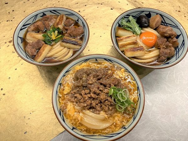 丸亀製麺の冬限定メニュー3種