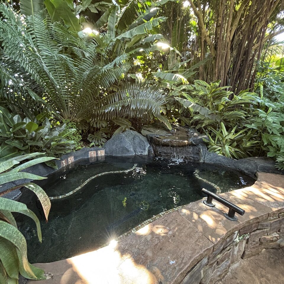 センセイ ラナイ、ア フォーシーズンズ リゾートのオンセン・ガーデン