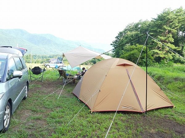 皇海山キャンプフォレストの星空サイト