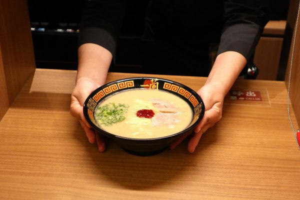 一蘭のとんこつラーメン