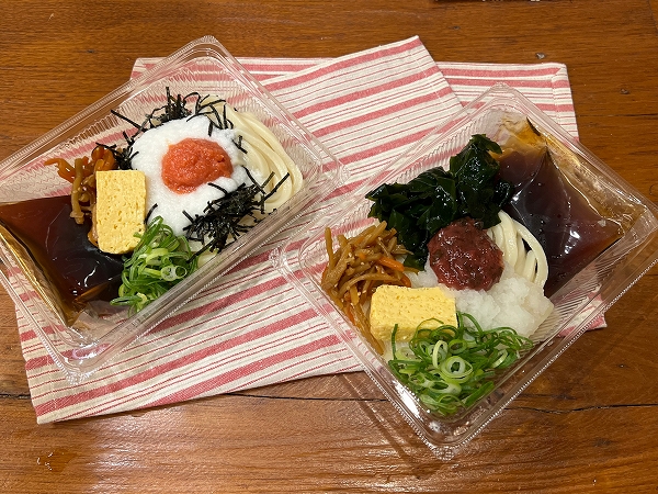 丸亀製麺の春のうどん弁当2種