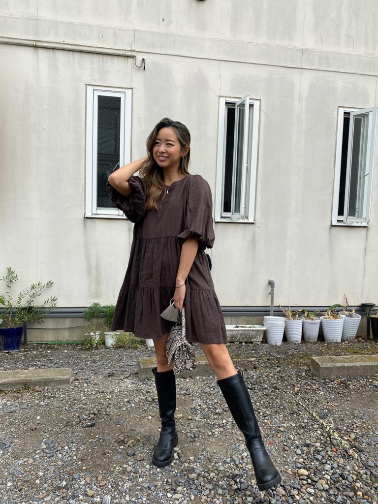 ♡ACLENT Lug sole long boots♡