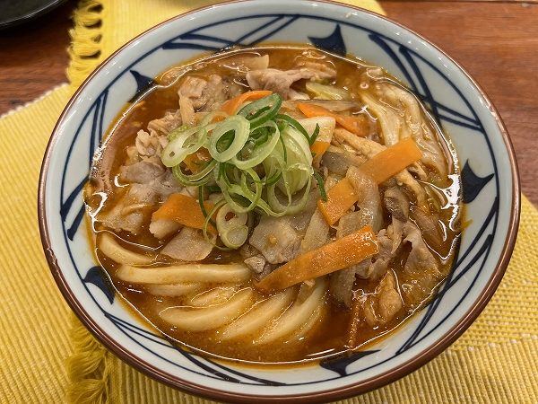 丸亀製麺の「俺たちの豚汁うどん」