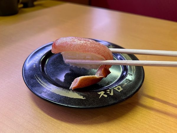 スシローの「かに祭」の「大型生本ずわい蟹」