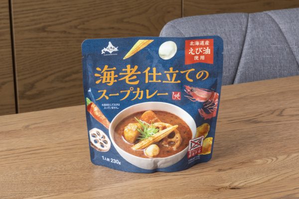 もへじ北海道から海老仕立てのスープカレー税込価格：￥429