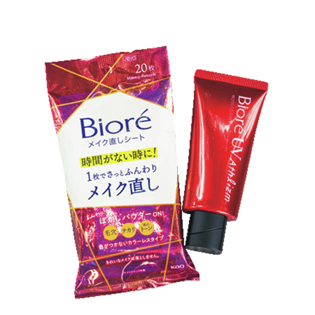 ビオレ日焼け止め＆メイク直しシート