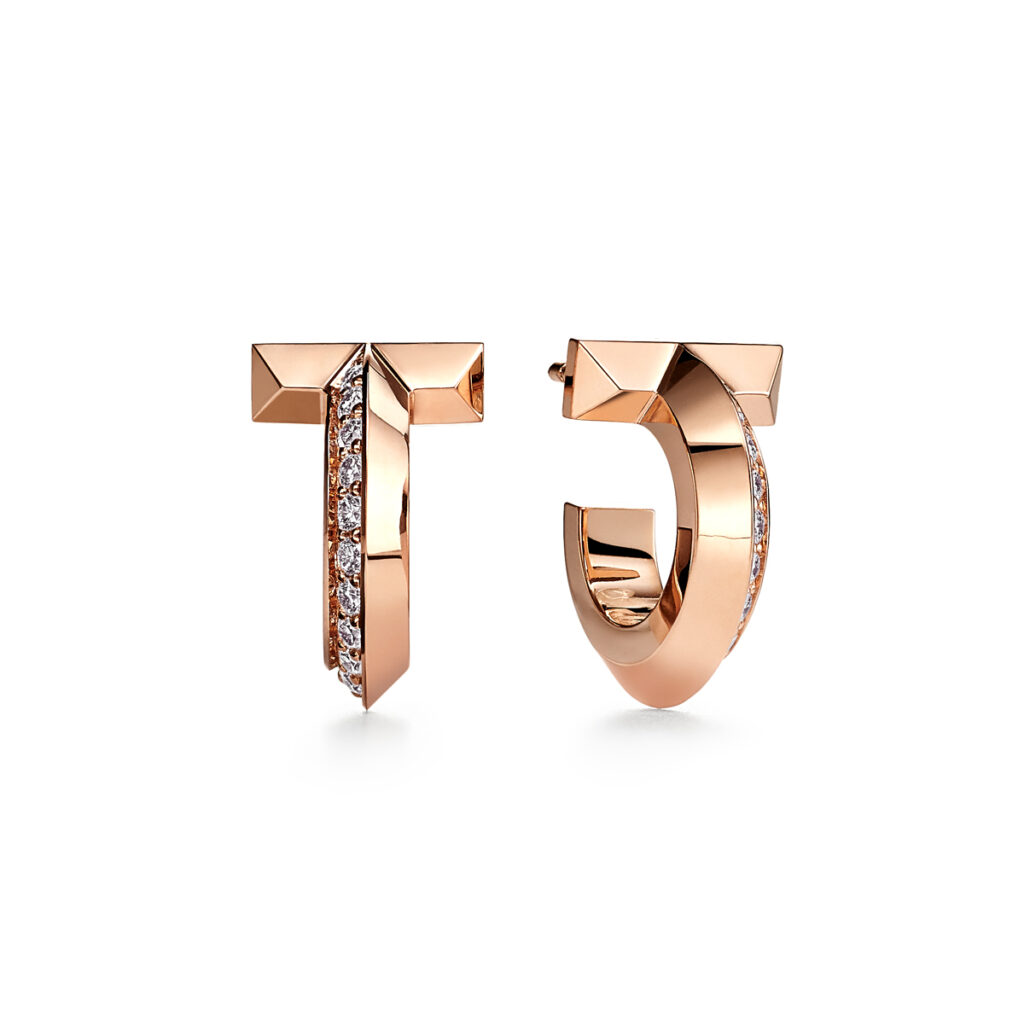 ティファニー T「T ワン フープ ピアス」　ティファニー