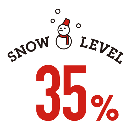 SNOW LEVEL 35%
