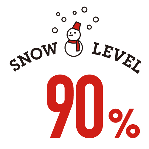 SNOW LEVEL 90%