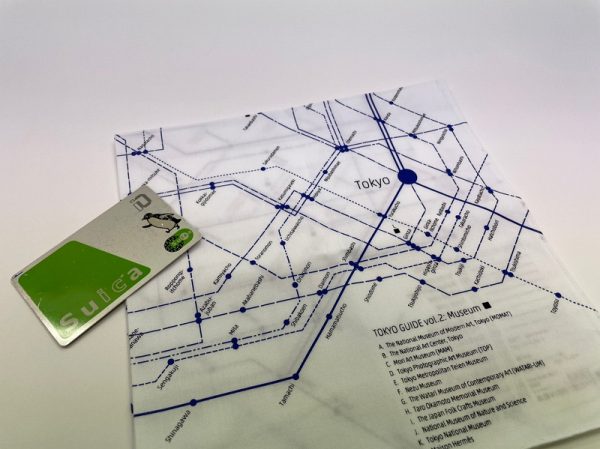 Tokyo Route Map 2　52×52cm　￥ 1,980