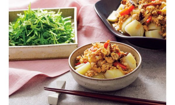 レンチン野菜にかけるだけ　即席肉じゃが